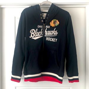 CCM Vintage Chicago Blackhawks Hockey Hoodie